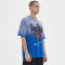 Custom Blue Gradient Washed Heart Streetwear Printed T-shirts | Washed & DTG | 100% Cotton T-shirts