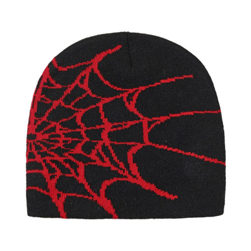 Dark Street Style Spider Web Winter Knit Hat | Dark Street Style | Custom Hat Manufacturer