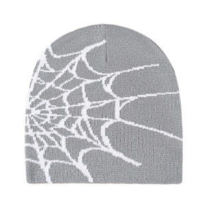 Dark Street Style Spider Web Winter Knit Hat | Dark Street Style | Custom Hat Manufacturer