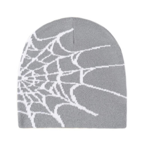 Dark Street Style Spider Web Winter Knit Hat | Dark Street Style | Custom Hat Manufacturer