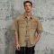 ORI240508 Vintage Washed Workwear Short Sleeve Denim Shirt | Vintage Street Style | Streetwear Shirts Manufacturer