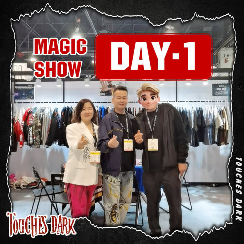 The Touches Dark team's first day at the Las Vegas MAGIC Show