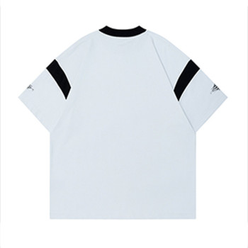 Custom Vintage Street Racing Print Black Short Sleeve T-Shirt