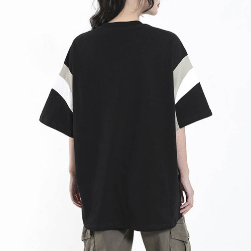 Custom Vintage Colorblock Oversized Jersey T-Shirt with with Monogram