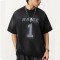 Custom Vintage Aged Design Printed Short Sleeve T-Shirt