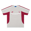 Custom 2025 Summer Vintage Sport Style Patchwork T-Shirt Mens