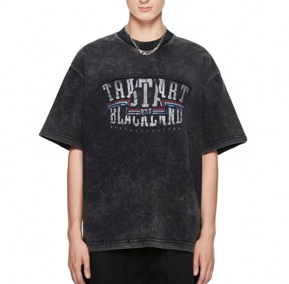 Custom 2025 Summer Street Style Vintage Wash Short-Sleeve T-Shirt | Washed & DTG | Sorona Fabric