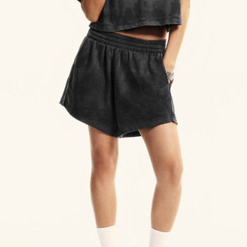 Custom Vintage Sport Style Acid Wash Cotton Shorts