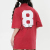 Custom 2025 Summer Retro Sport Style Printed Washed Polo Shirt