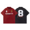 Custom 2025 Summer Retro Sport Style Printed Washed Polo Shirt