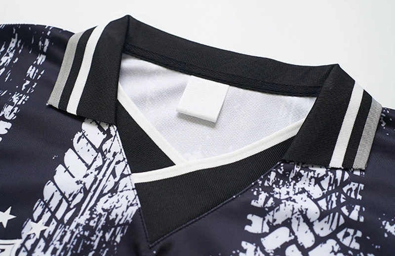 Vintage Sporty Style Fake Two Piece Athletic Jersey
