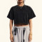 Custom Vintage Short T-shirt Woman | Washed | Vintage Street Style | Sorona Fabric