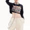 Custom Vintage Printing Long Sleeve Cropped T-Shirts | Washed & DTG | Vintage Street Style