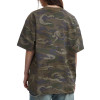 Custom Vintage Camo Short Sleeve T-shirt | Patch Embroidery | Camo Printing | Vintage Street Style