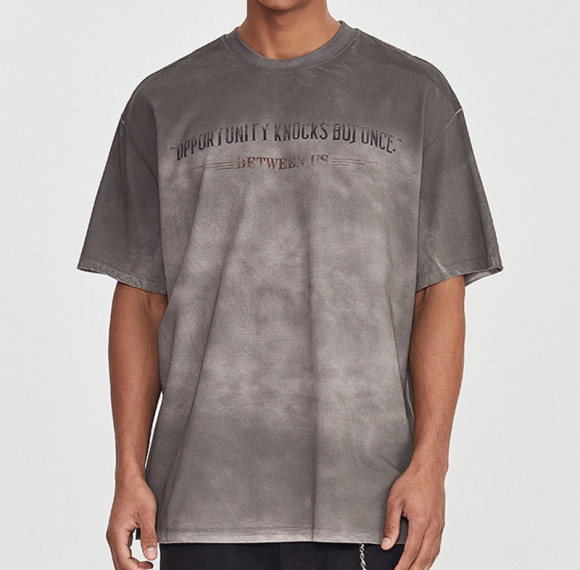 Custom Vintage Graffiti Style Washed Printed T-Shirt | Spray & DTG | 100% Cotton