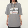 Custom Vintage Graffiti Style Heavyweight Cotton T-shirt | Washed & DTG | 100% Cotton