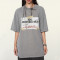 Custom Vintage Graffiti Style Heavyweight Cotton T-shirt | Washed & DTG | 100% Cotton
