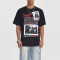 Custom Retro Street Trend Rock Band Printed T-Shirt | Washed | 100% Cotton
