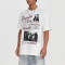 Custom Retro Street Trend Rock Band Printed T-Shirt | Washed | 100% Cotton