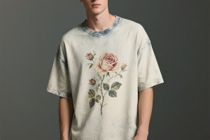 Explora los diferentes escotes y largos de manga de las camisetas vintage.