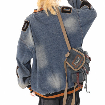 Custom Vintage Washed Jersey Oversized V Neck Sweatshirts | Sun Dried & Towel Embroidery