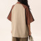 Custom Vintage Letter Embroidered Lapel Neck T-shirt | Sun Dried & Towel Embroidery | 100% Cotton