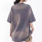 Custom Vintage Street Gradient Oversized T-Shirt | Washed & Gradient & DTG | 100% Cotton | OEM&ODM