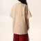 Retro Street Design Washed Patchwork Half Zip T-Shirts  | Washed & Applique Patch | OEM & ODM