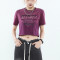 American Street Vintage Washed Slim Fit Women T-Shirt | Washed & Applique Patch & Screen Printing