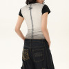 Custom Street Vintage Spray Slim Fit Women T shirt | Spray & Screen Printing