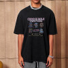 Custom Vintage Street Washed Game Themed Printed T-shirt | Sun Faded & DTG | 270GSM 100% Cotton