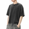 Custom Vintage Washed Solid-Color T-Shirts | Custom Blank T-shirts | 270GSM 100% Cotton | OEM & ODM