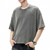 Custom Vintage Washed Solid-Color T-Shirts | Custom Blank T-shirts | 270GSM 100% Cotton | OEM & ODM