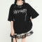 Custom Punk Street Style Short-Sleeved Rhinestone Graphic T-shirts | Rhinestone | OEM & ODM