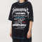 Custom Vintage Street Gothic Letter Print T-Shirts | Acid Washed & Spray & Screen Printing