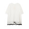 Custom Dark Street Style Rhinestone Fake Two Piece T-Shirt | Oversized Fit T-shirts | 100% Cotton