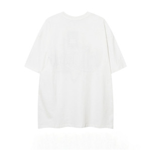 Custom Dark Street Oversized Short Sleeve T-Shirt | Appliquéd & Embroidered | 100% Cotton Fabric