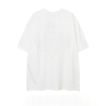 Custom Dark Street Oversized Short Sleeve T-Shirt | Appliquéd & Embroidered | 100% Cotton Fabric