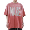 Custom High Street Washed Gradient Rhinestone Short Sleeve T-Shirt | 260GSM 100% Cotton T-Shirts