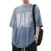 Custom High Street Washed Gradient Rhinestone Short Sleeve T-Shirt | 260GSM 100% Cotton T-Shirts