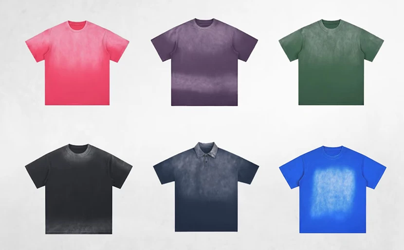 Custom Washed T-shirts Manufacturer