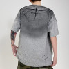 Custom Letter Embroidered Oversized Short Sleeve T-Shirt | Tie-Dye + Embroidery | 300G Combed Cotton