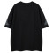 Custom Gothic Embroidered Printed Oversized Short Sleeve T-Shirt | Washed & Spray | Suede Fabric