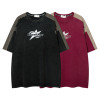 Custom High Street Vintage Patchwork Short Sleeve T-Shirt | Washed & Screen Printing | OEM & ODM