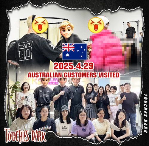 April 29, 2025 Handsome Australian clients are welcome to visit Touches Dark!