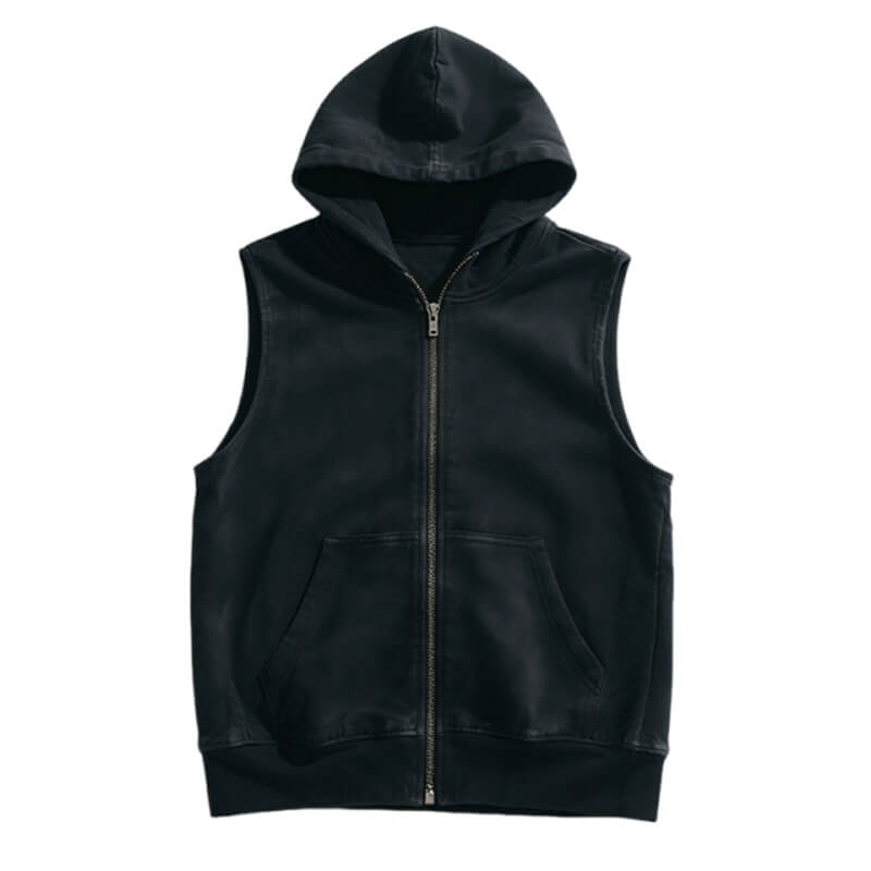 Custom Vintage Sleeveless Hoodies