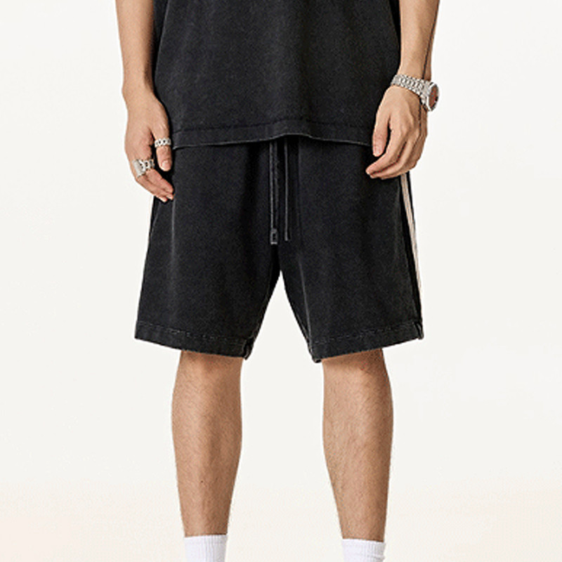 Custom Vintage Sport Washed Casual Knee Length Shorts