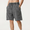 Custom Vintage High Street Washed Batik Knee Length Shorts | Batik & Ripped | 100% Cotton Shorts