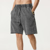 Custom Vintage High Street Washed Batik Knee Length Shorts | Batik & Ripped | 100% Cotton Shorts