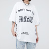 Custom Vintage High Street Gothic Print Oversized T-Shirt | Washed & Puff Printing | OEM & ODM
